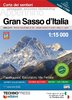 Gran Sasso d'Italia mappa 1:15000