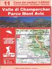 Valle di Champorcher Parco Mont Avic 1:25000